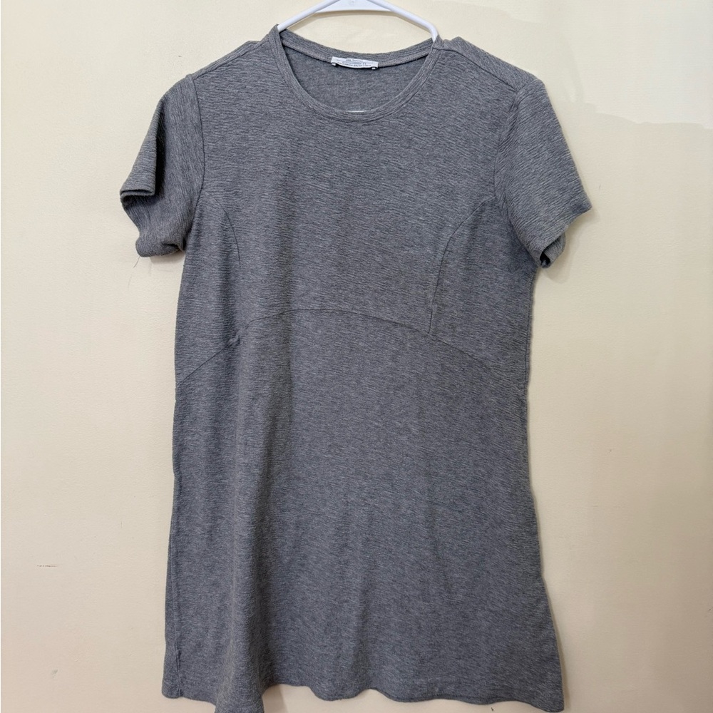 Zara Heather Gray T-Shirt Dress